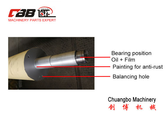 100kg Round G2.5 Ra 6.3 Dead Shaft Idler Roller